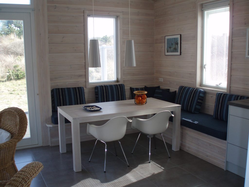 Woonkamer Vakantiehuisje Ithaka