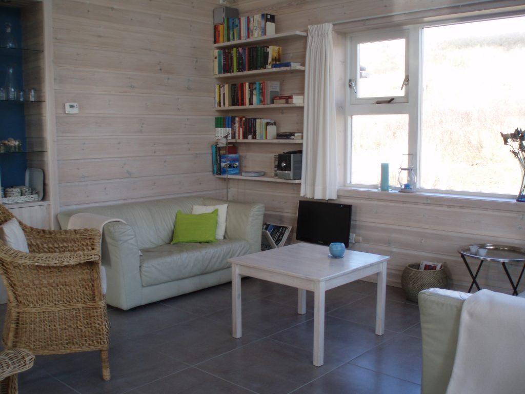 Woonkamer Zithoek Vakantiehuisje Ithaka