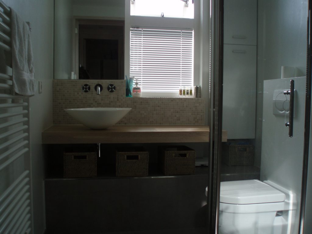 Luxe badkamer vakantiehuisje Ithaka